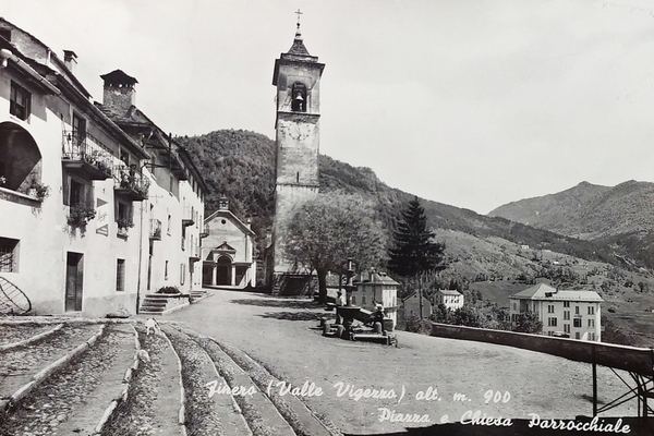Cartolina - Finero ( Valle Vigezzo ) - Piazza e …