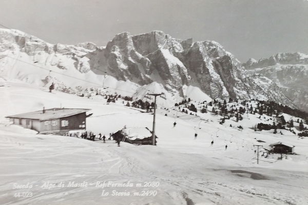 Cartolina - Seceda - Alpe di Mastlè - Rifugio Fermeda …
