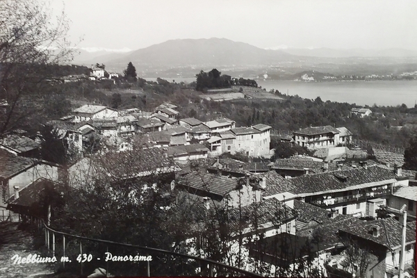Cartolina - Nebbiuno (Novara) - Panorama - 1957