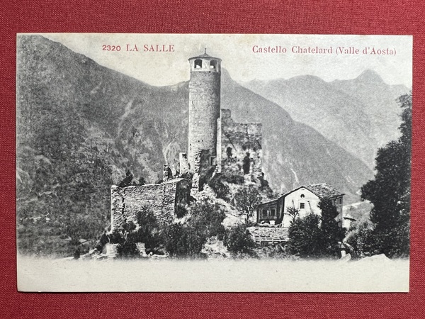 Cartolina - La Salle - Castello Chatelard ( Valle d'Aosta …