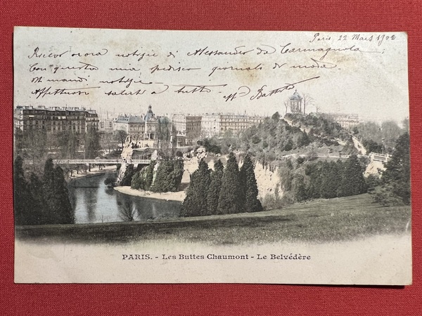 Cartolina - Francia - Paris - Les Buttes Chaumont - …