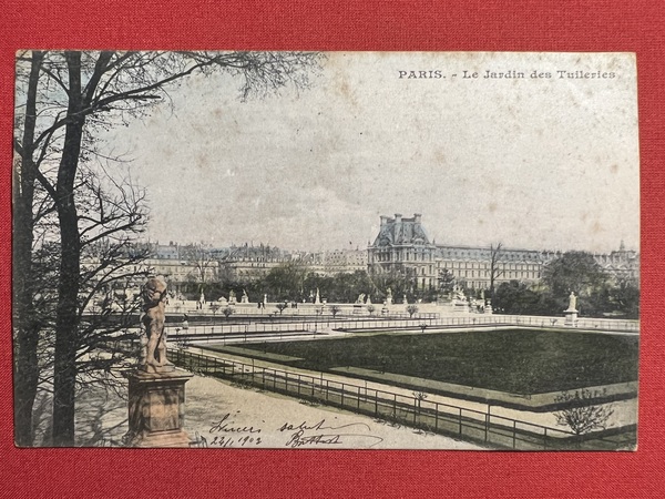Cartolina - Francia - Paris - Le Jardin des Tuileries …