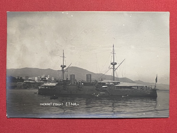 Cartolina Marina Militare - Incrociatore Torpediniere Etna - 1910 ca.