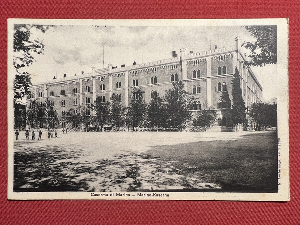 Cartolina - Croazia - Pola - Caserma di Marina - …