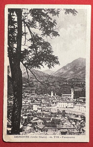 Cartolina - Demonte ( Valle Stura ) - Panorama - …