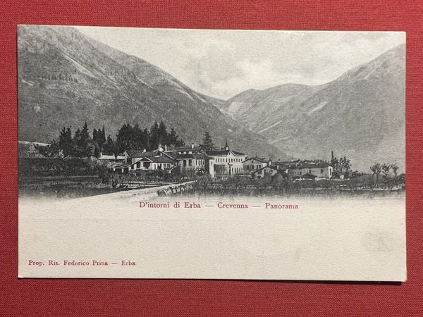 Cartolina - Dintorni di Erba - Crevenna - Panorama - …