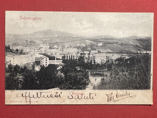 Cartolina - Salsomaggiore - Panorama - 1901