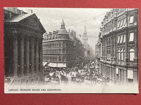 Cartolina - Inghilterra - London - Mansion House and Cheapside …