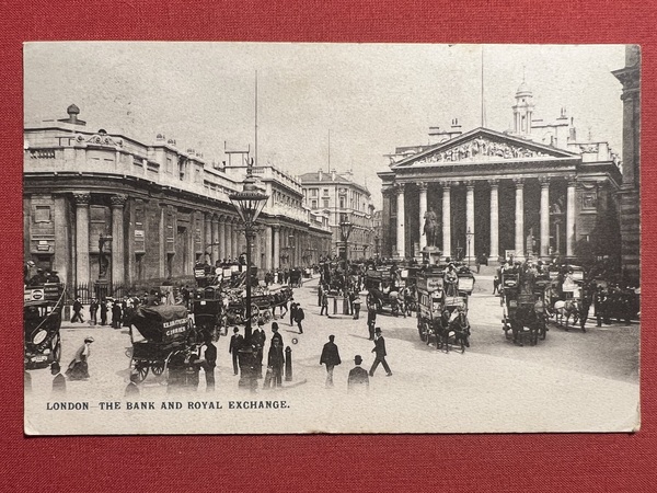 Cartolina - Inghilterra - London - The Bank and Royal …