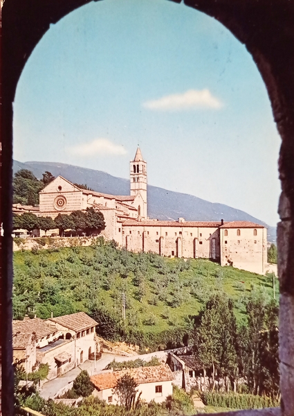 Cartolina - Assisi - Veduta della Chiesa e del Convento …