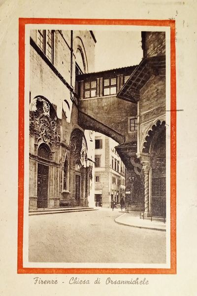 Cartolina - Firenze - Chiesa di Orsanmichele - 1949