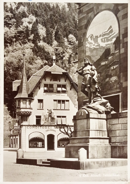 Cartolina - Svizzera - Altdorf - Telldenkmal - 1954