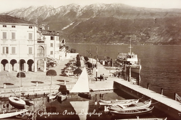 Cartolina - Lago di Garda - Gargnano - Porto e …