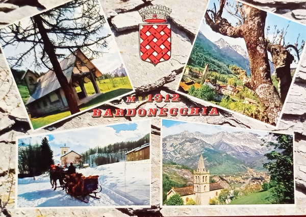 Cartolina - Bardonecchia - Vedute diverse - 1968