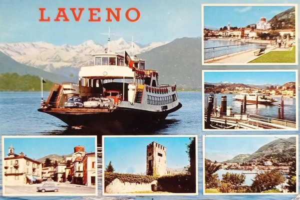Cartolina - Laveno - vedute diverse - 1974