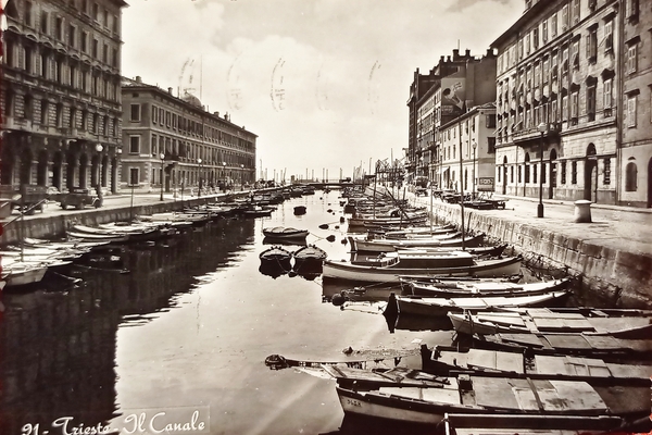 Cartolina - Trieste - Il Canale - 1956