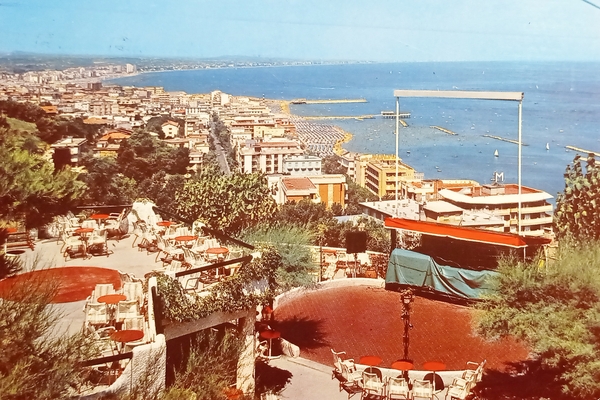 Cartolina - Panorama dell'Adriatico visto da La Suerte di Gabicce …