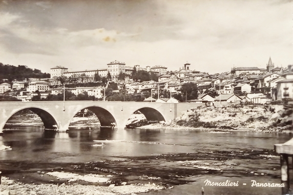 Cartolina - Moncalieri - Panorama - 1952