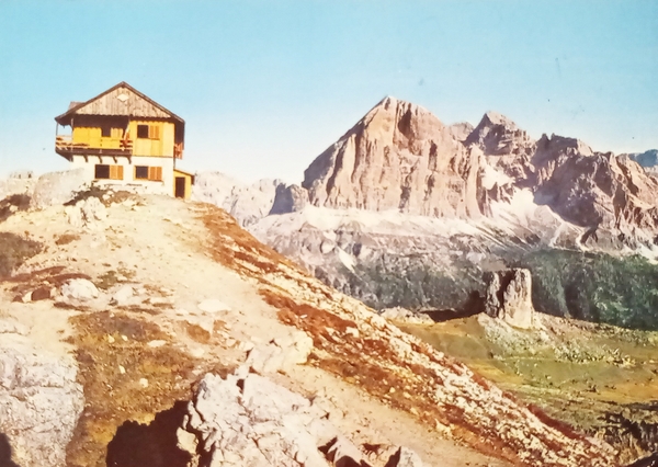 Cartolina - Dolomiti - Rifugio Nuvolau verso Gruppo delle Tofane …