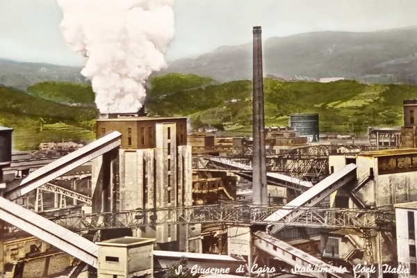 Cartolina - S. Giuseppe di Cairo - Stabilimento Cock Italia …