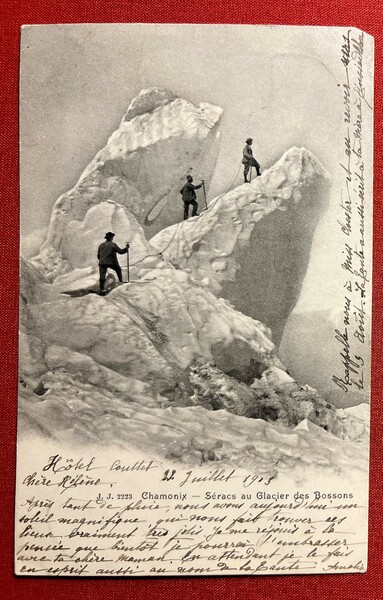 Cartolina - Chamonix - Seracs au Glacier des Bossons - …