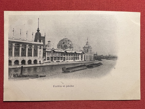 Cartolina - Forets et Peche - Exposition Universelle Paris 1900