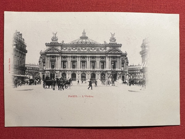 Cartolina - Francia - Paris - L'Opera - 1900 ca.