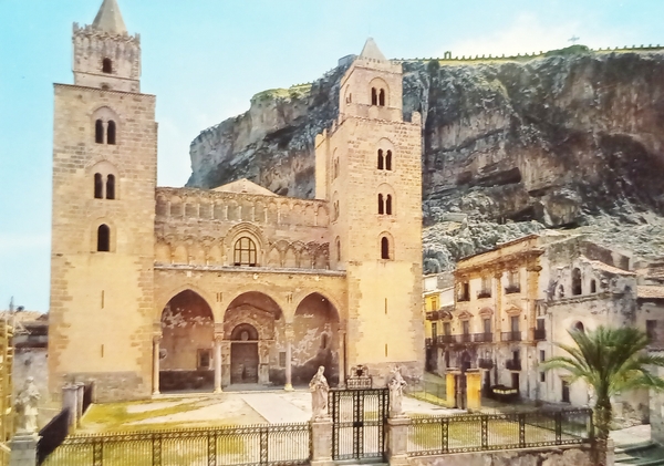 Cartolina - Cefalù ( Palermo ) - La Cattedrale - …