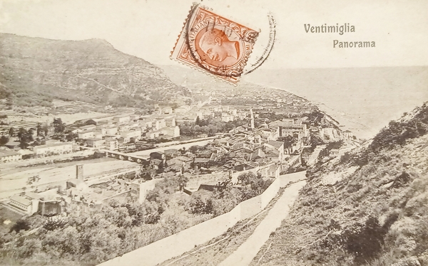 Cartolina - Ventimiglia - Panorama - 1911