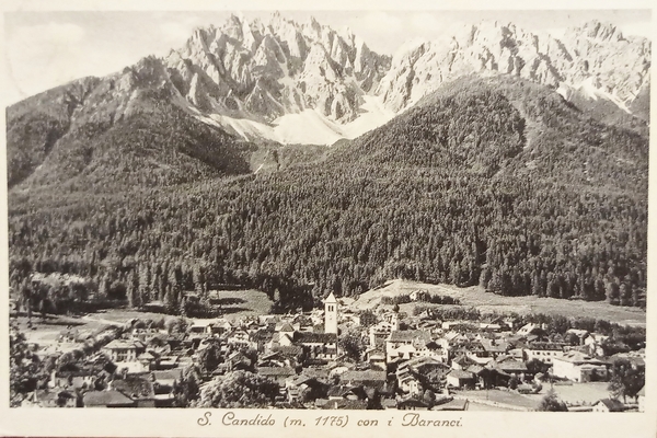 Cartolina - S. Candido - Con i Baranci - 1936