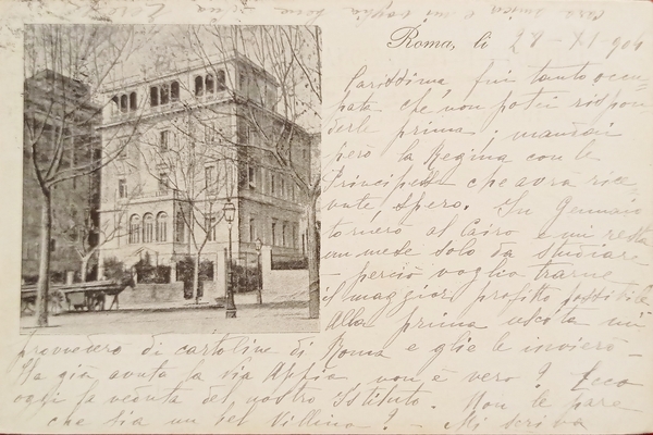 Cartolina - Istituto Internazionale Grand Convitto per Signorine - Roma …