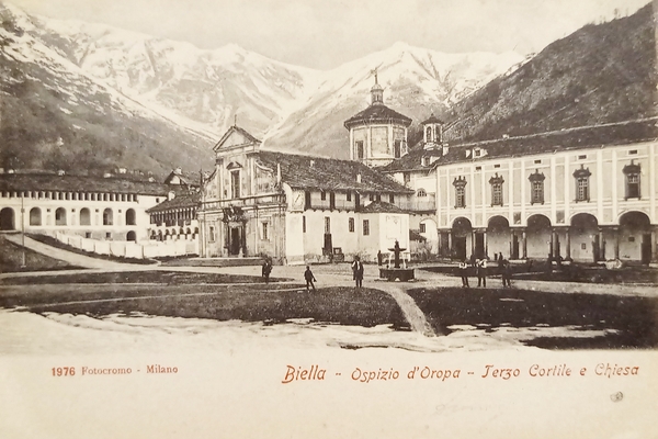 Cartolina - Biella - Ospizio d'Oropa - Terzo Cortile e …