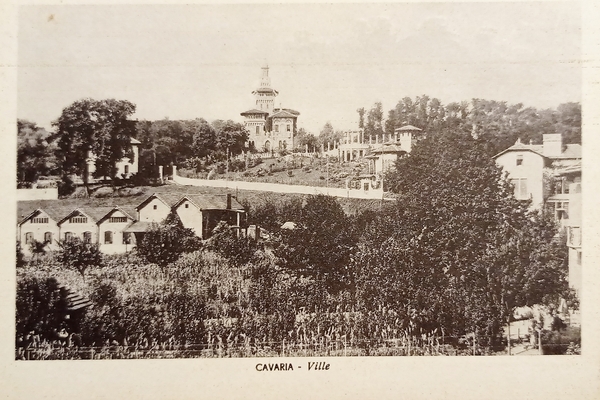 Cartolina - Cavaria (Varese) - Ville - 1920 ca.