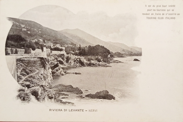 Cartolina - Riviera di Levante - Nervi - 1900 ca.