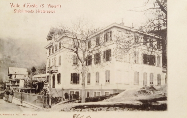 Cartolina - Saint Vincent ( Valle d'Aosta ) - Stabilimento …