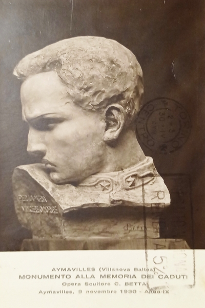 Cartolina - Aymavilles ( Villanova Baltea ) - Monumento ai …