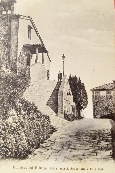 Cartolina - Montecatini Alto - S. Sebastiano e Villa Livi …