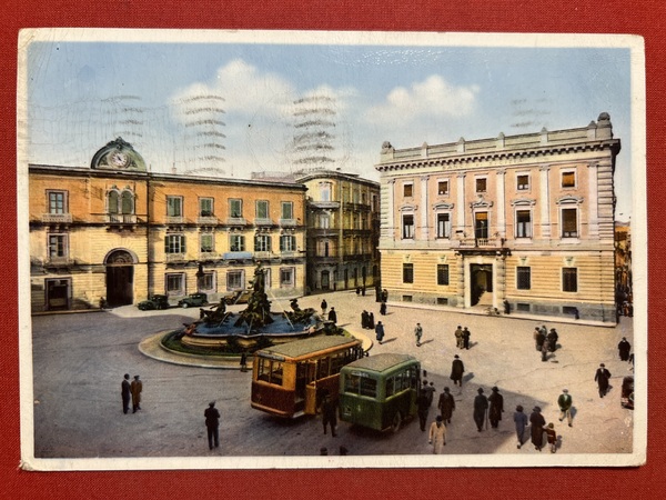 Cartolina - Siracusa - Piazza Archimede - 1939