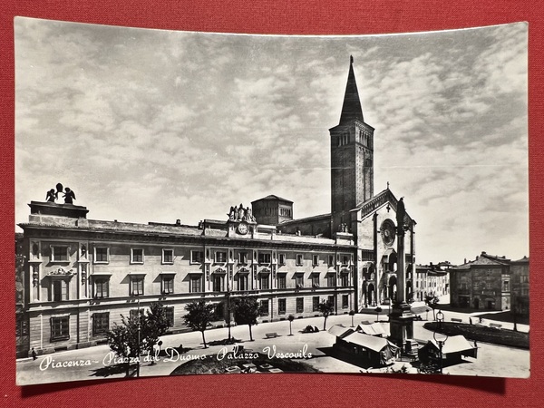 Cartolina - Piacenza - Piazza del Duomo - Palazzo Vescovile …