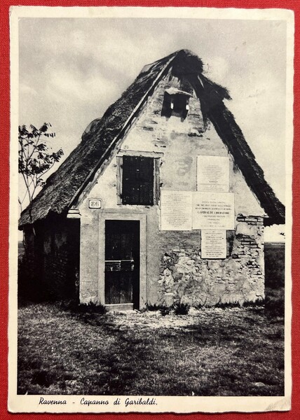 Cartolina - Ravenna - Capanno di Garibaldi - 1942