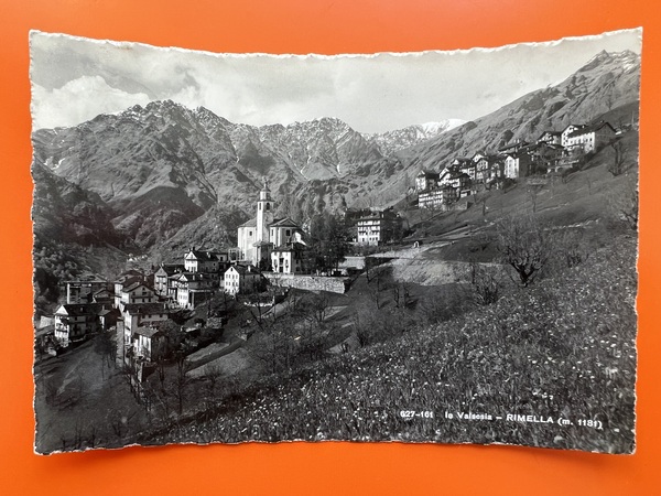 Cartolina - Valsesia - Rimella ( Vercelli ) - 1941