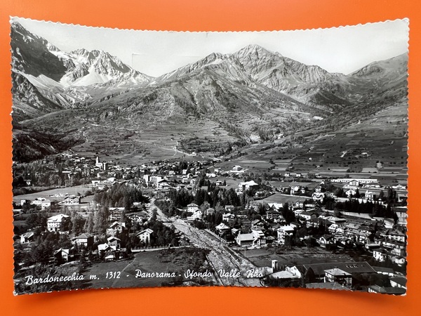 Cartolina - Bardonecchia ( Torino ) - Panorama - Sfondo …