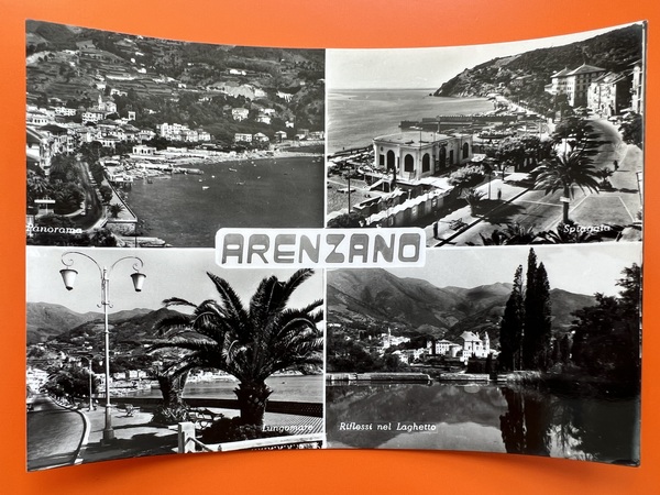 Cartolina - Arenzano ( Genova ) - Vedute diverse - …