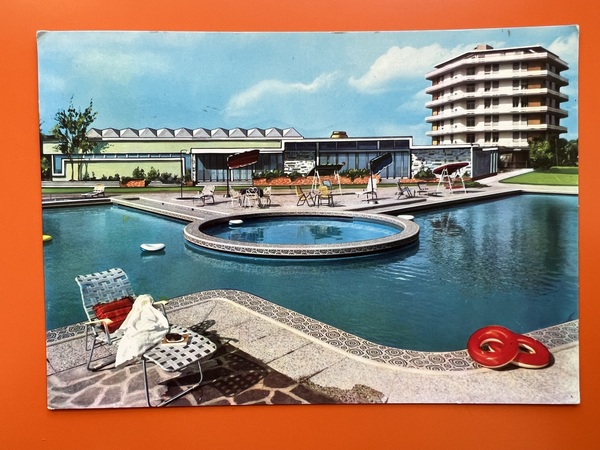 Cartolina - Abano Terme ( Padova ) - Hotel Tritone …