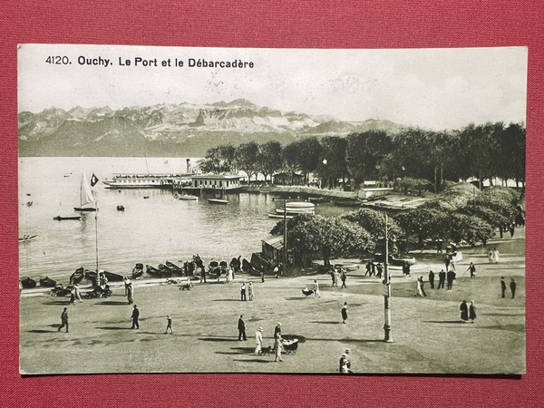 Cartolina - Svizzera - Ouchy - Le Port et le …
