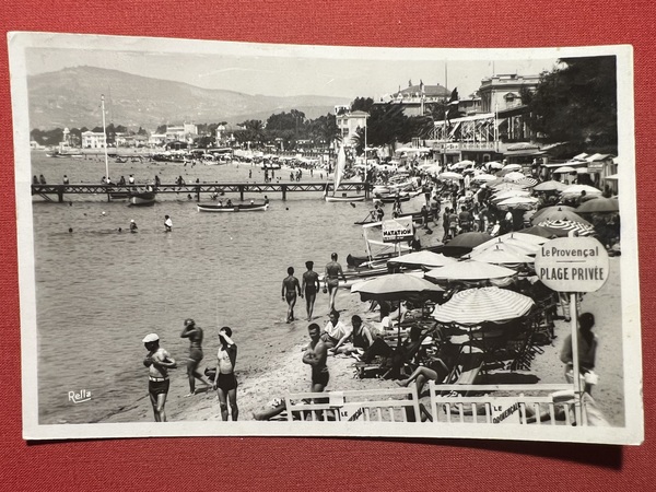 Cartolina - Juan-les-Pins - L'Heure du Bain - 1934