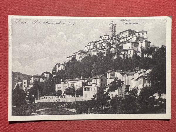 Cartolina - Varese - sacro Monte - Albergo Camponovo - …
