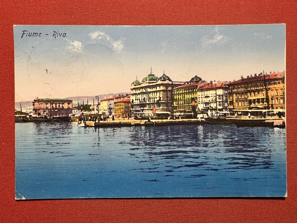 Cartolina - Fiume - Riva - 1926