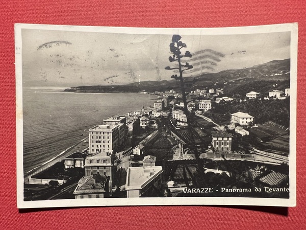 Cartolina - Varazze - Panorama da Levante - 1930