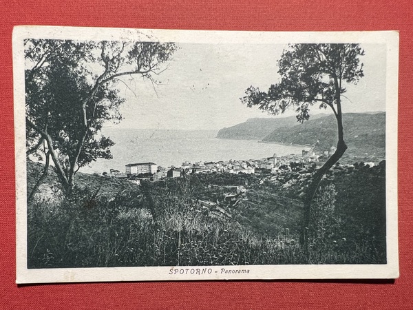 Cartolina - Spotorno ( Savona ) - Panorama - 1934